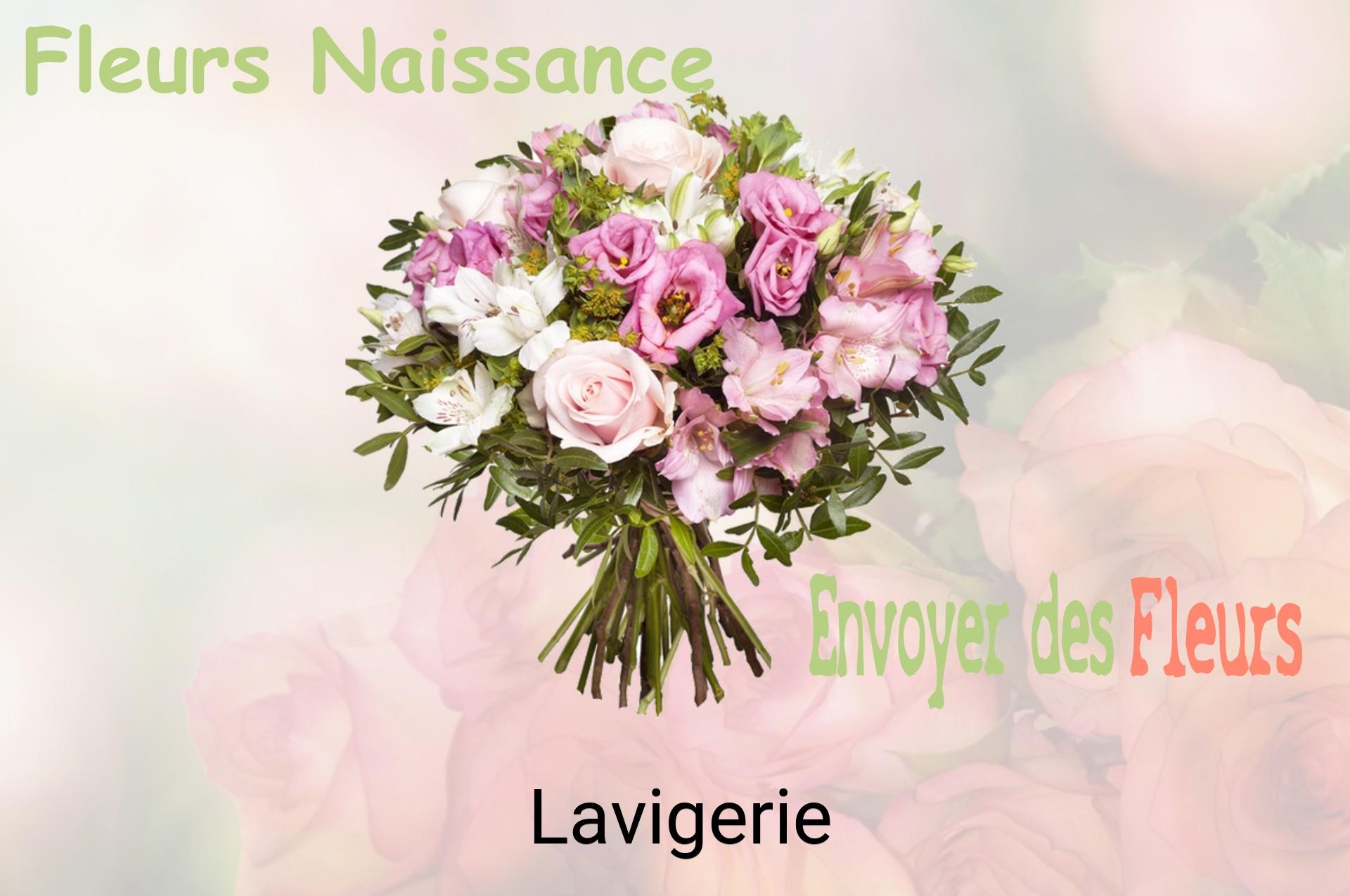 Bouquet de fleurs de naissance livré à Lavigerie